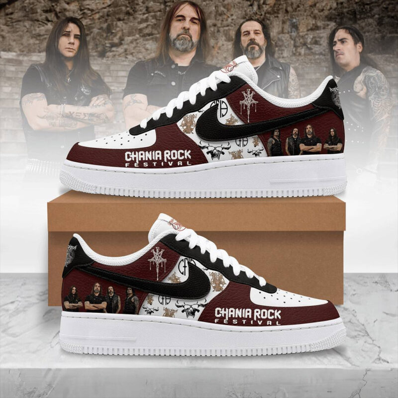 Rotting Christ Chania Rock Festival Air Force 1 Sneaker Rotting Christ Merch Gifts For Band Fans