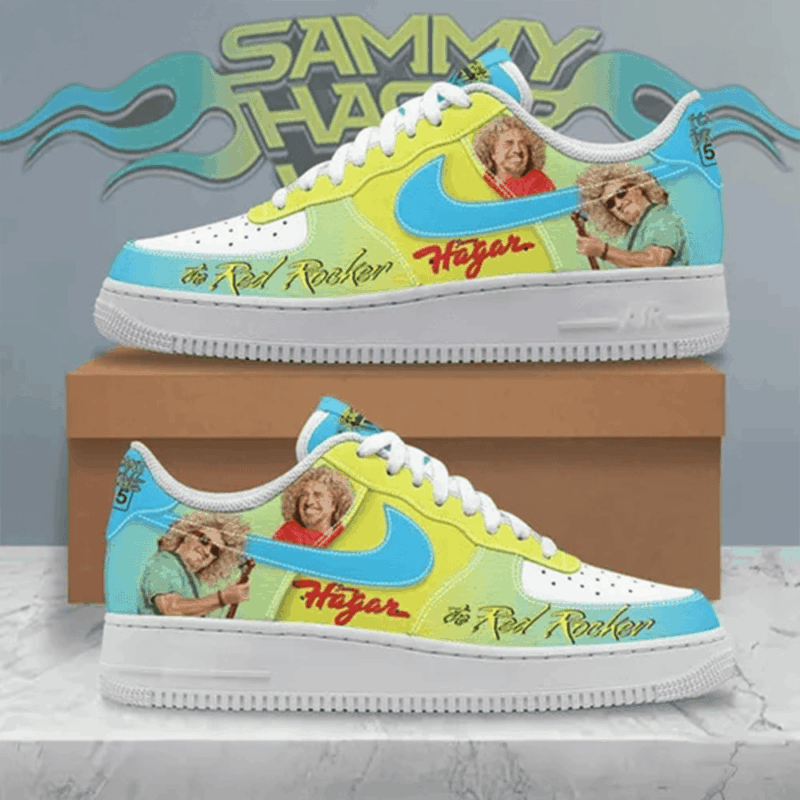 Sammy Hagar Red Rocker Nike Air Force 1 Sammy Hagar Merch Mother's Day Gift Ideas For Wife