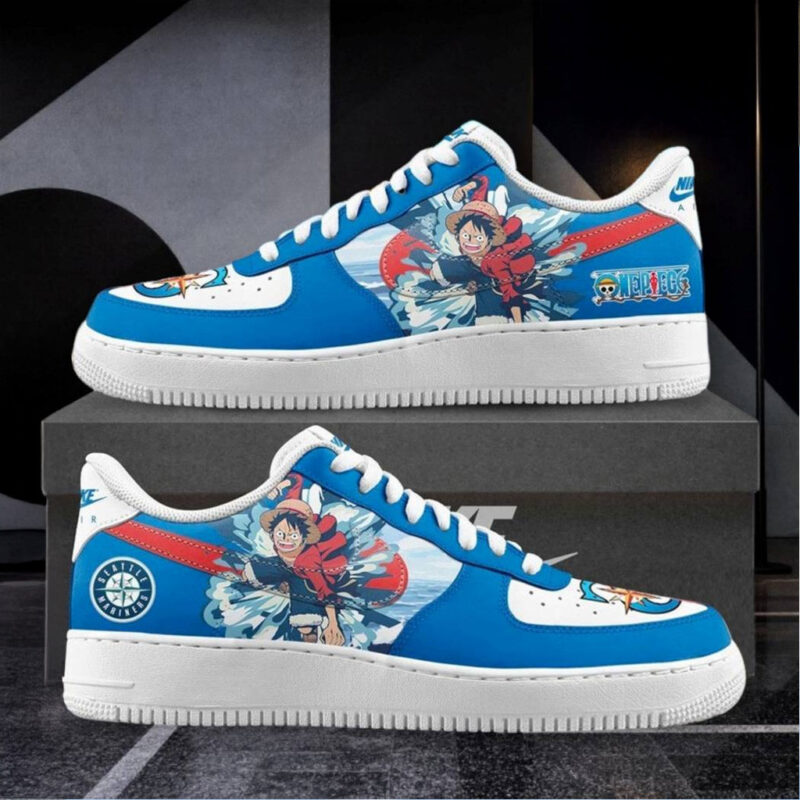 Seattle Mariners MLB One Piece Night Air Force 1 Seattle Mariners Merch Husband Gifts