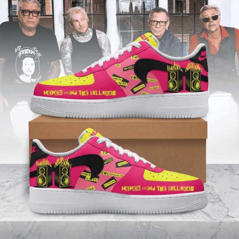 Sex Pistols Never Mind The Bollocks Air Force 1 Shoes Sex Pistols Merch Dad Fathers Day Gifts