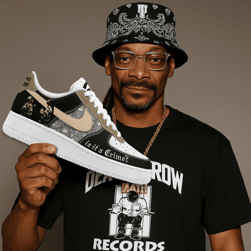Snoop Dogg Iz It A Crime Limited Edition Air Force 1 Snoop Dogg Merch Best Father's Day Gifts