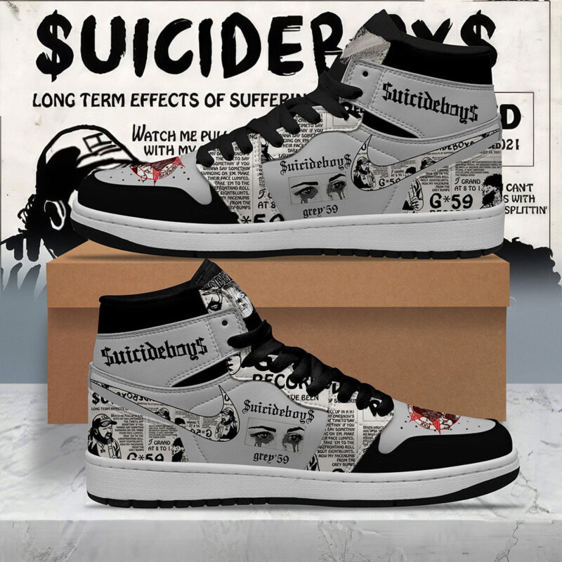 Suicideboys Hip Hop Fan Air Jordan 1 Shoes Suicideboys Merch Top Father's Day Gifts