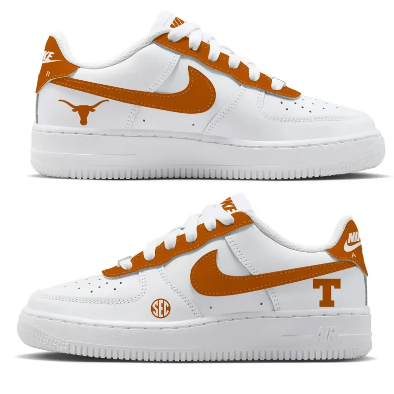Texas Longhorns 2024 Air Force 1 Shoes Best Gift For Football Lovers