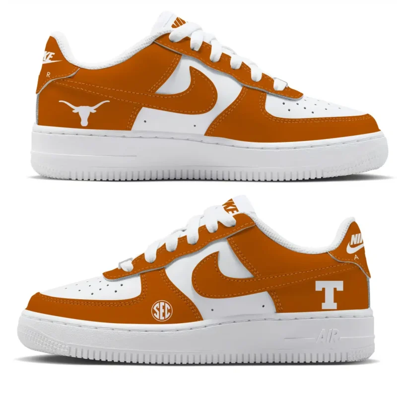 Texas Longhorns 2024 Air Force 1 Shoes Presents For Football Fans