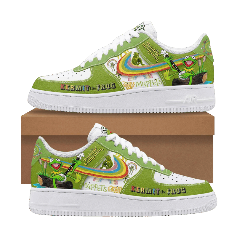 The Muppets Kermit The Frog Air Force 1 Shoes Ideas For Mother Day Gifts