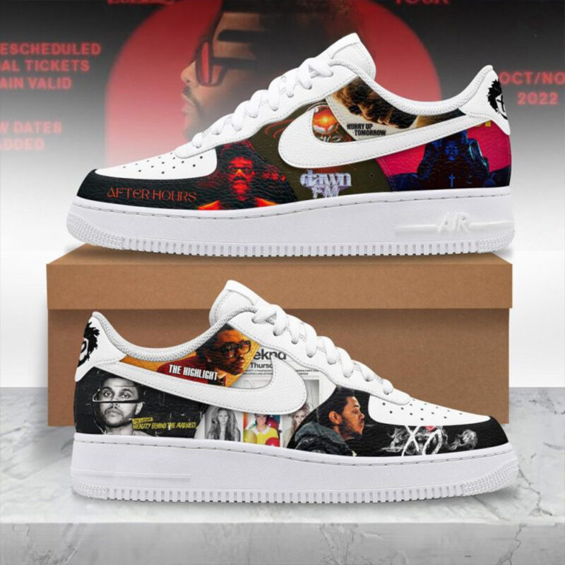 The Weeknd After Hours The Highlight Air Force 1 Shoes The Weeknd Merch Top Father's Day Gifts