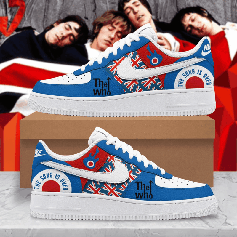 The Who The Song Is Over Air Force 1 Shoes The Who Merch Father's Day Gifts For Rock Band Fans