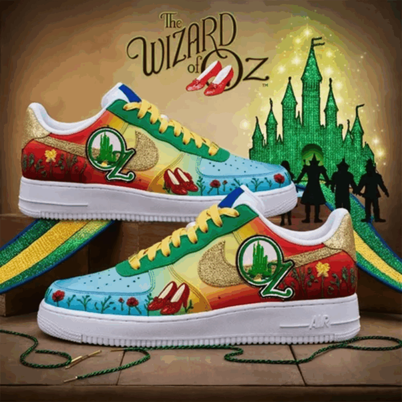 The Wizard Of Oz x Nike Air Force 1 The Wizard Of Oz Merch Fathers Day Gifts For Husband