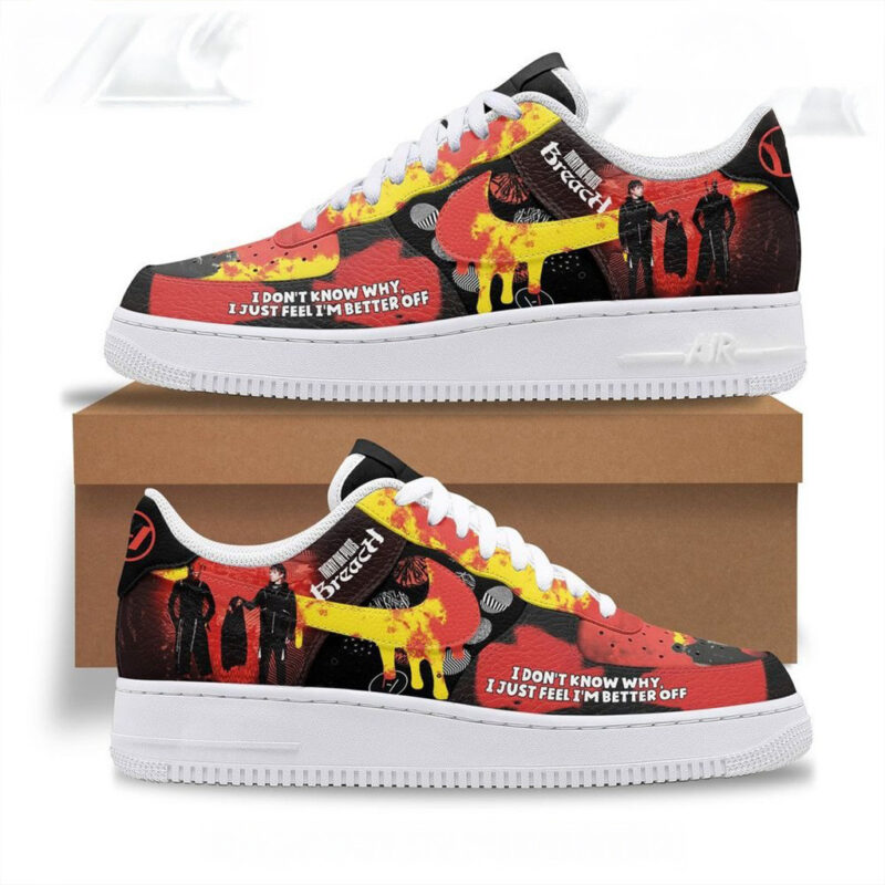 Twenty One Pilots The Clancy Tour Breach 2025 Air Force 1 Sneakers Pilots Merch For Fans