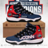 UConn Huskies 2024 NCAA Men's Basketball National Champions JD11 Shoes Gift For Son