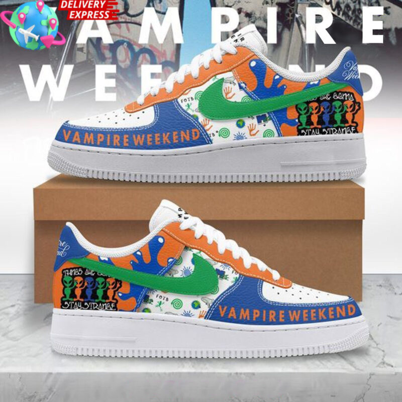 Vampire Weekend Nike Limited Air Force 1 Vampire Weekend Merch Gifts For Rock Band Fans