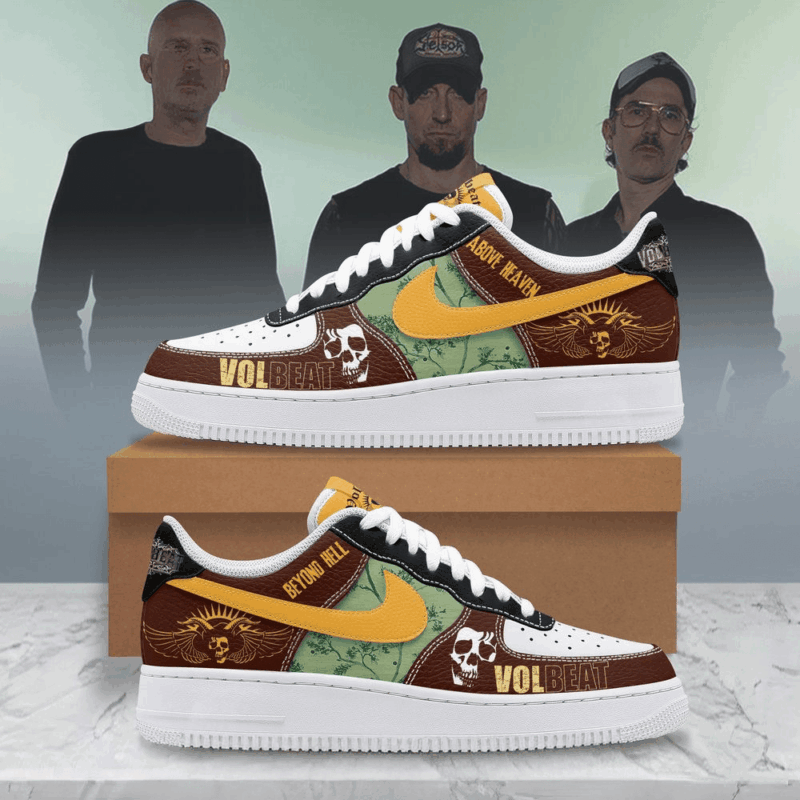 Volbeat Greatest Of All Tours Worldwide Nike Air Force 1 Gifts For Father's Day From Wife