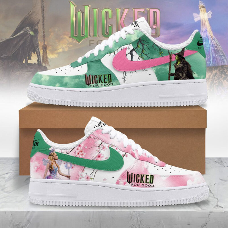 Wicked For Good 2025 Air Force 1 Sneakers Fans Gift For Daughter
