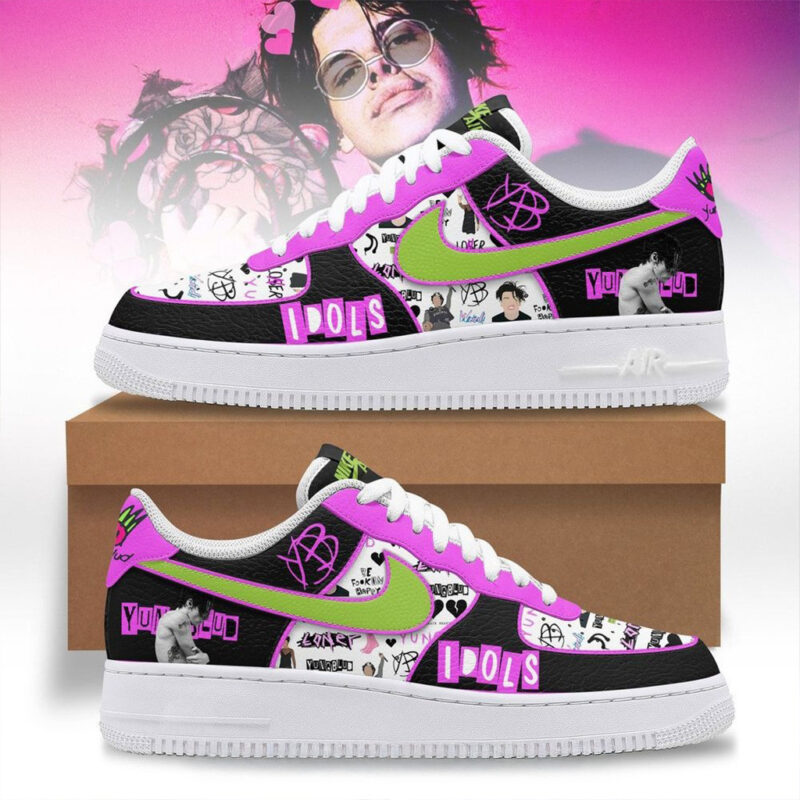 Yungblud 2025 Idols World Tour Air Force 1 Sneakers Yungblud Merch Gifts For Fans
